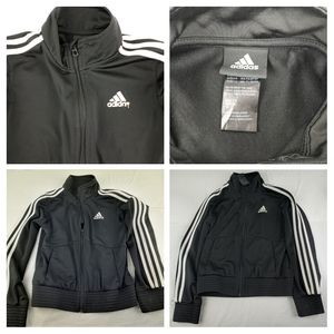 Adidas Black Track Jacket Youth Size Small